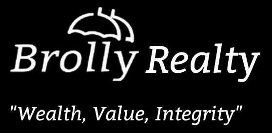 Brolly Realty Logo White